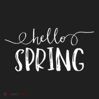 Hello Spring Season Golf Towel thumb 3
