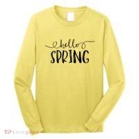 Hello Spring Season Long Sleeve Shirt thumb 0