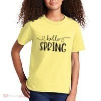 Hello Spring Season Kids T-Shirt thumb 2