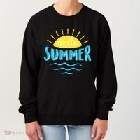 Hello Summer Sunset Ocean Wave Women's Sweatshirt thumb 0