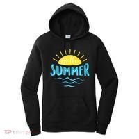 Hello Summer Sunset Ocean Wave Women's Hoodie thumb 0