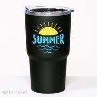 Hello Summer Sunset Ocean Wave Tumbler thumb 0