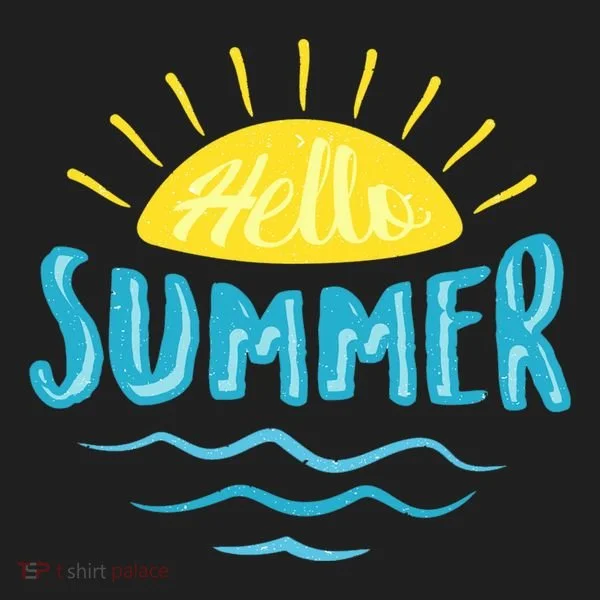 Hello Summer Sunset Ocean Wave Tumbler