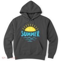 Hello Summer Sunset Ocean Wave Hoodie thumb 0