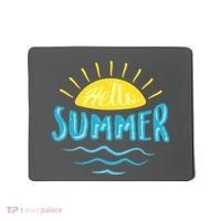 Hello Summer Sunset Ocean Wave Mousepad thumb 0