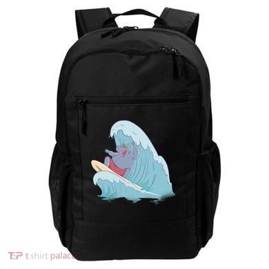 Hippo Surfing Surf Hippopotamus Wave Ocean Beach Gift Backpack