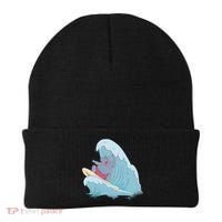 Hippo Surfing Surf Hippopotamus Wave Ocean Beach Gift Beanie thumb 0