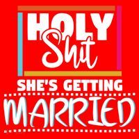 Holy Shit Shes Getting Married Bridesmaids Meaningful Gift Santa Hat thumb 1