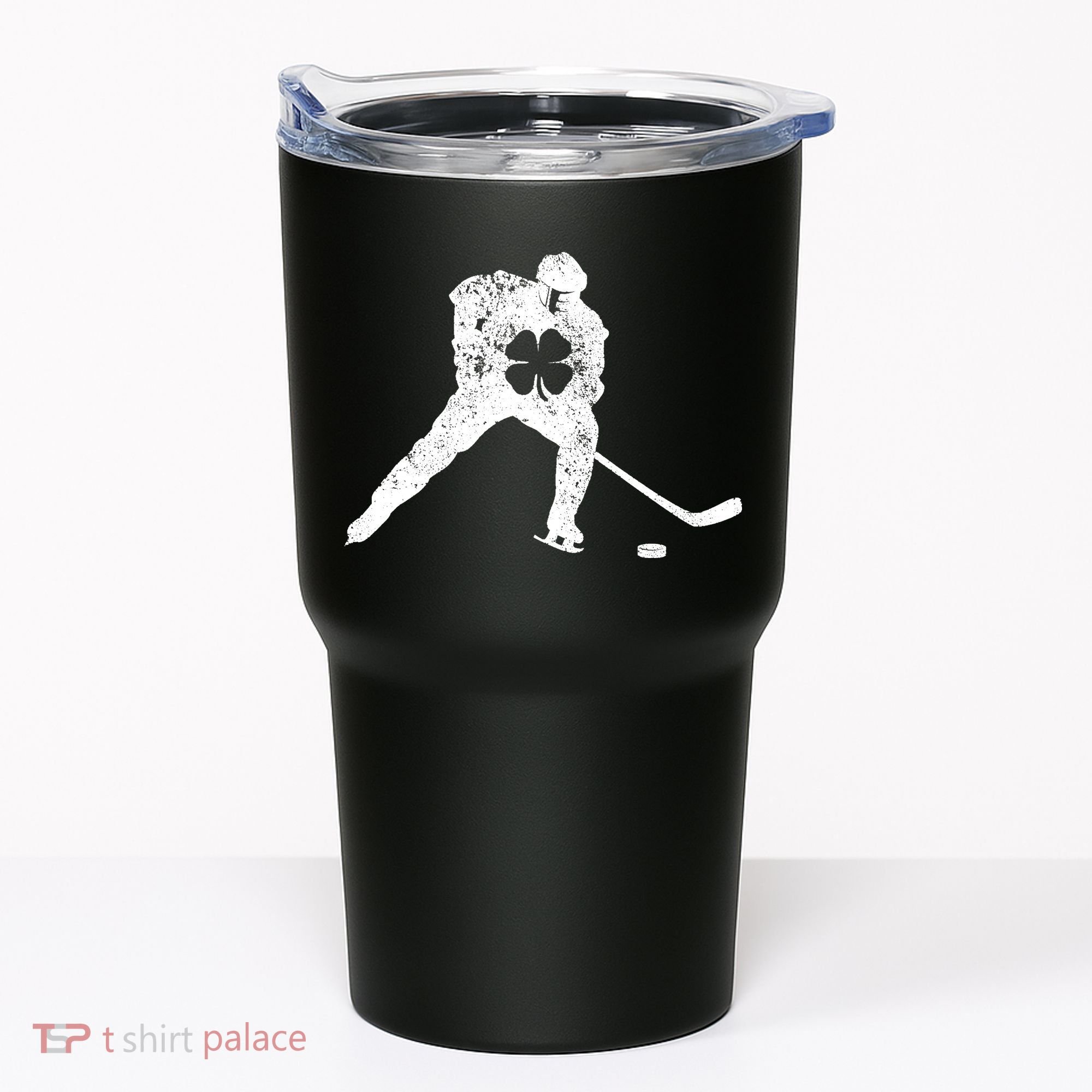 Hockey Shamrock St. Patrick's Day Saint Paddy's Irish Boy Tumbler
