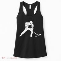 Hockey Shamrock St. Patrick's Day Saint Paddy's Irish Boy Women's Tank Top thumb 0