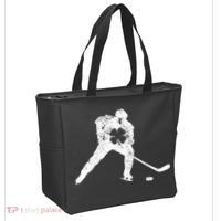 Hockey Shamrock St. Patrick's Day Saint Paddy's Irish Boy Tote Bag thumb 2