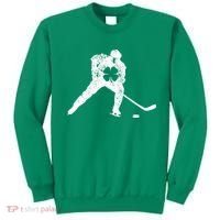 Hockey Shamrock St. Patrick's Day Saint Paddy's Irish Boy Sweatshirt thumb 0
