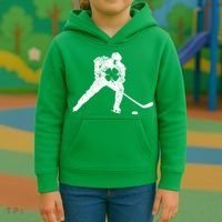 Hockey Shamrock St. Patrick's Day Saint Paddy's Irish Boy Kids Hoodie thumb 3