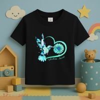 Hummingbird Sunflower Teal Ribbon Scleroderma Awareness Toddler T-Shirt thumb 3