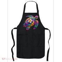 Hawaiian Sea Turtle Tie Dye Hawaii Vacation Beach Summer Apron thumb 0