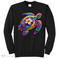 Hawaiian Sea Turtle Tie Dye Hawaii Vacation Beach Summer Sweatshirt thumb 0