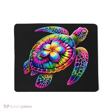 Hawaiian Sea Turtle Tie Dye Hawaii Vacation Beach Summer Mousepad
