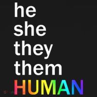 He She They Them Human LGBTQ Pride Women's Hoodie thumb 2