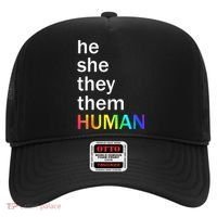 He She They Them Human LGBTQ Pride Hat thumb 0