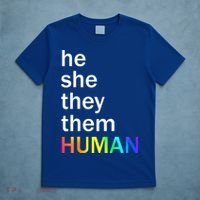 He She They Them Human LGBTQ Pride T-Shirt thumb 5