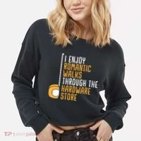 Hardware Store Tools Dad Handyman Humor Cropped Pullover Crew thumb 2