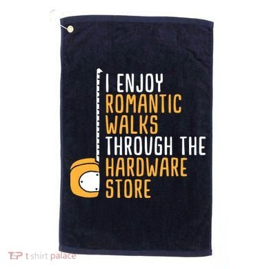 Hardware Store Tools Dad Handyman Humor Golf Towel