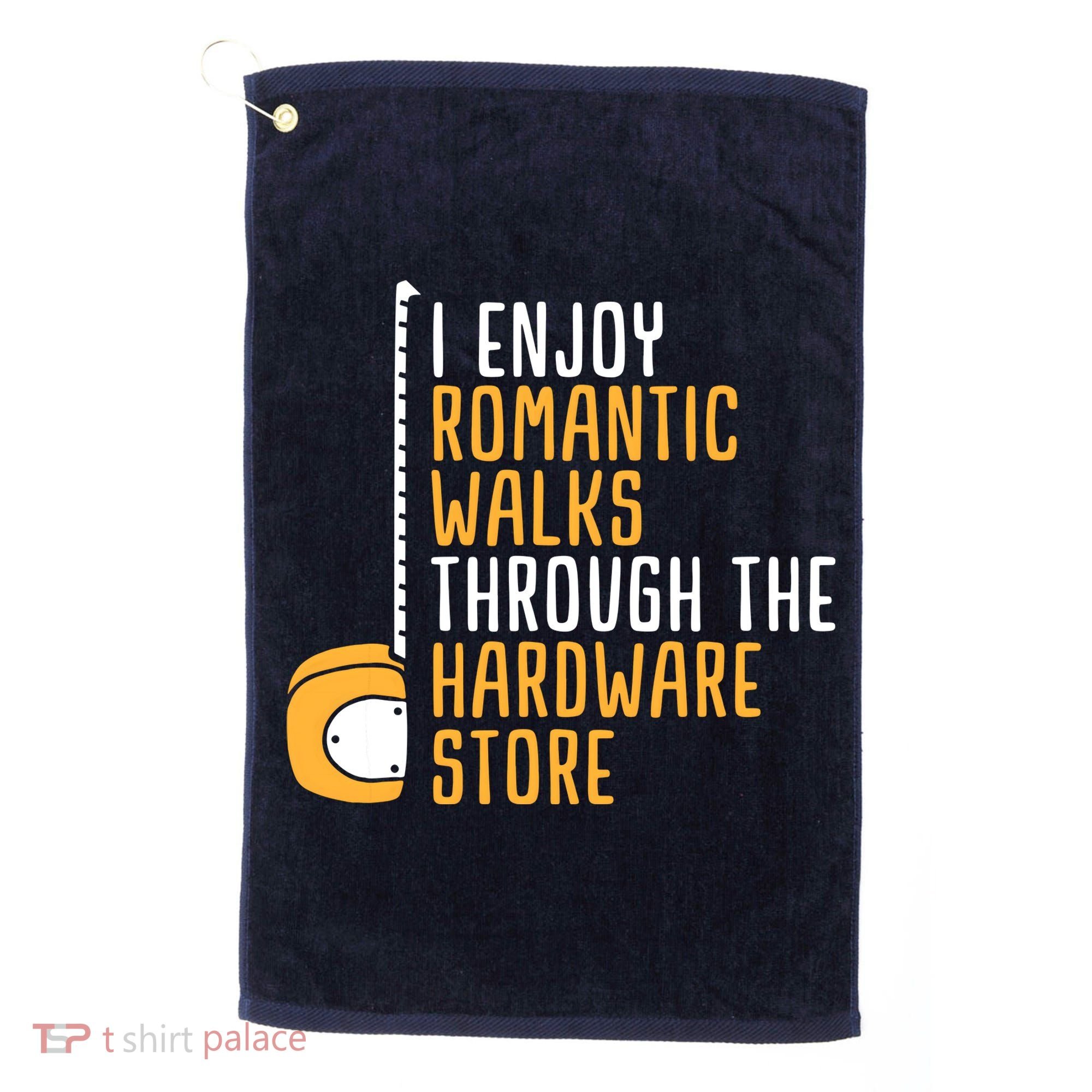 Hardware Store Tools Dad Handyman Humor Golf Towel