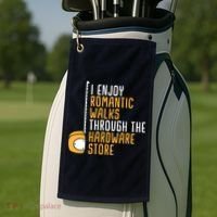 Hardware Store Tools Dad Handyman Humor Golf Towel thumb 2