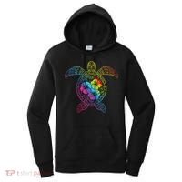 Hawaiian Sea Turtle Tropical Hibiscus Ocean Animal Hawaii Women's Hoodie thumb 0