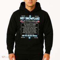 Hey Snowflake The Real World Funny Veteran Gift Hoodie thumb 2