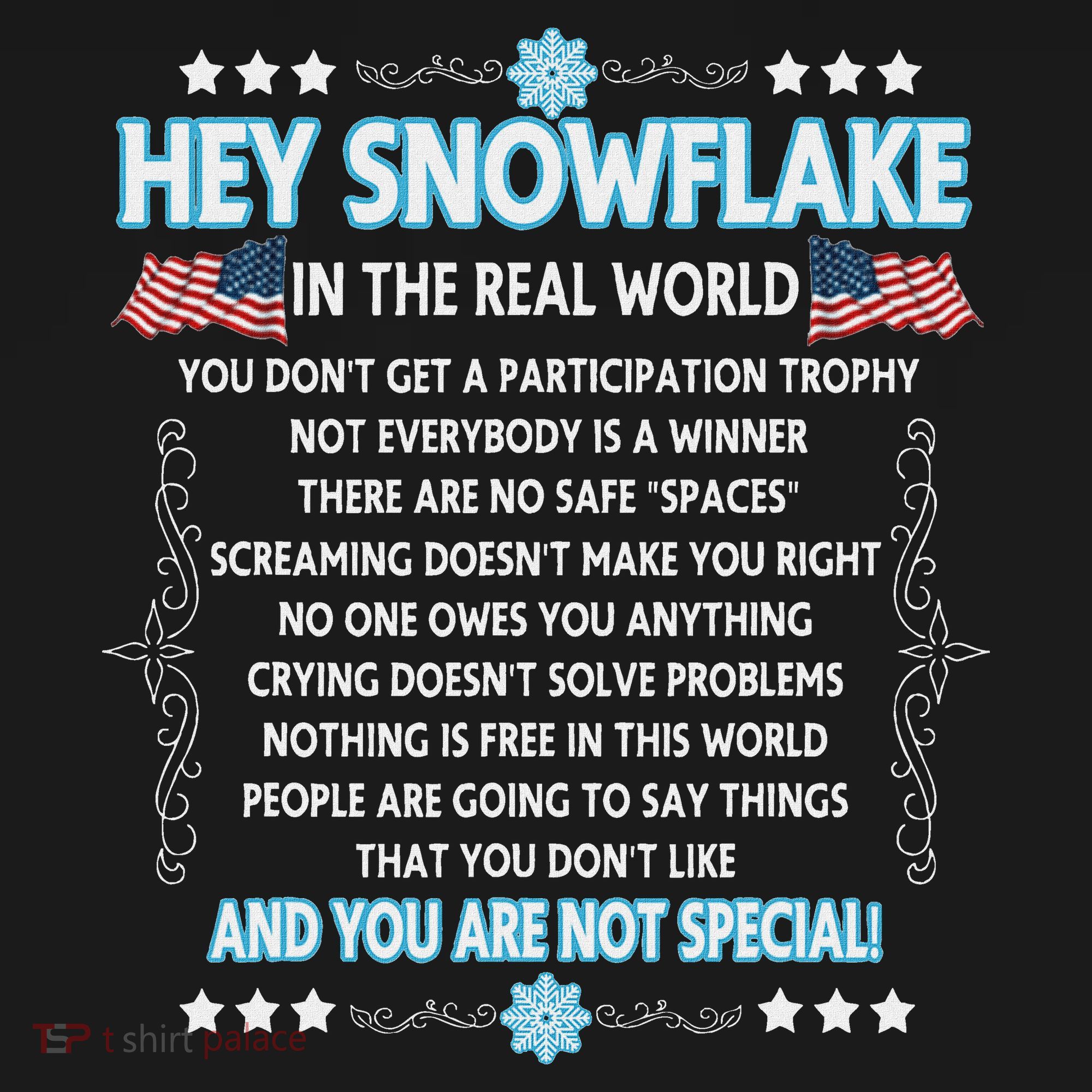 Hey Snowflake The Real World Funny Veteran Gift Hoodie
