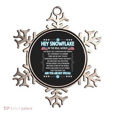Hey Snowflake The Real World Funny Veteran Gift Ornament