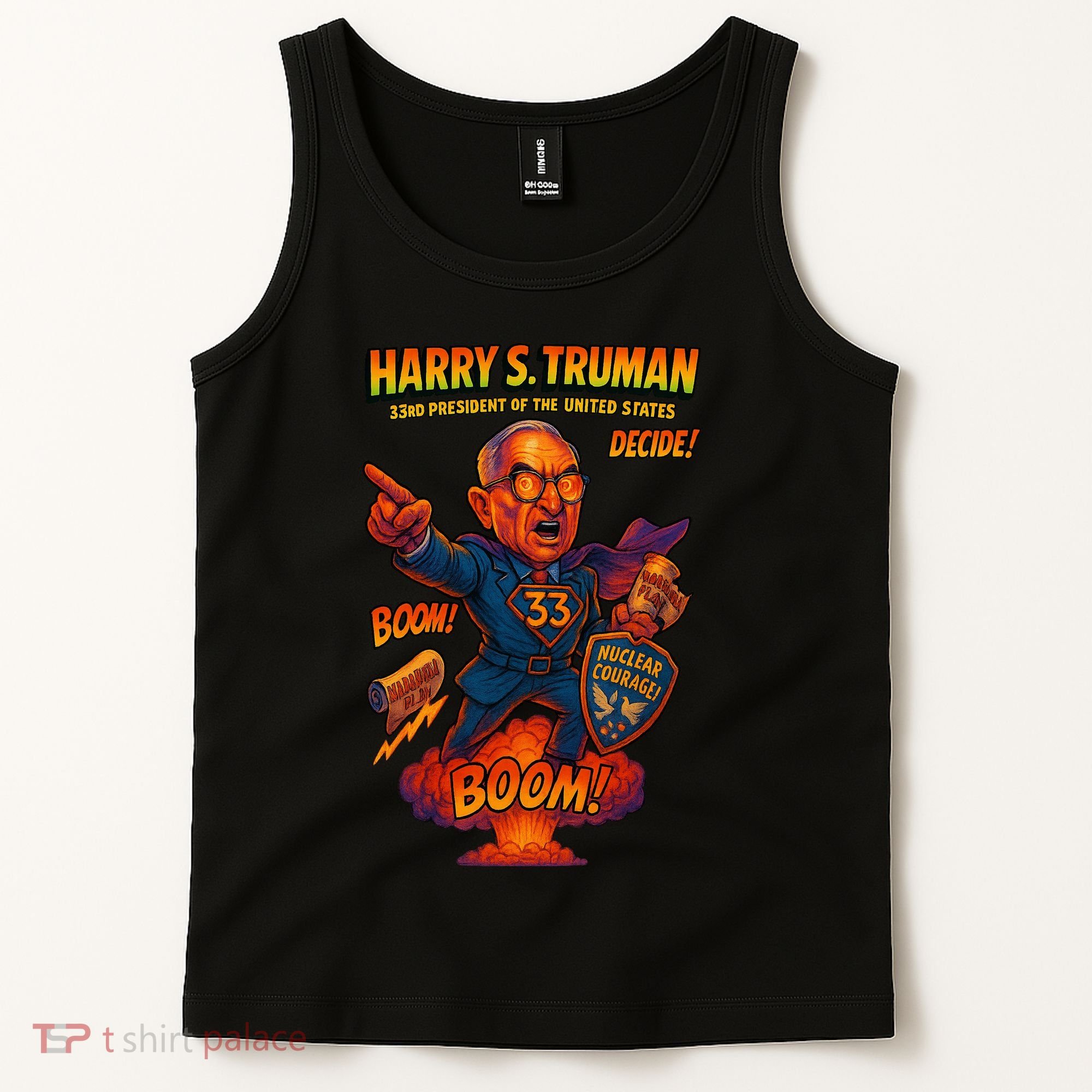 Harry S Truman The Presidential Chronicles Tank Top