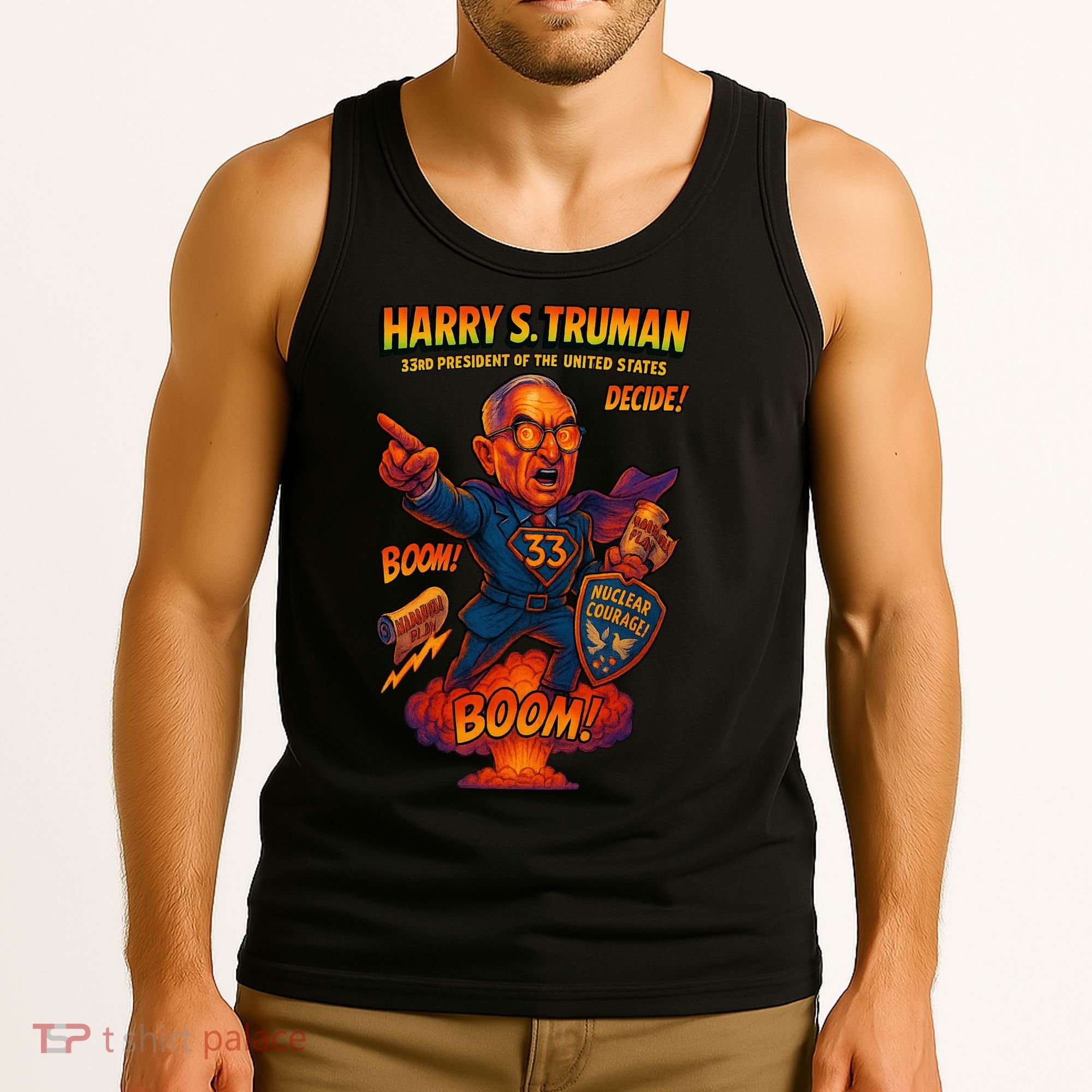 Harry S Truman The Presidential Chronicles Tank Top