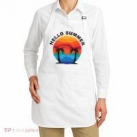 Hello Summer Tropical Sunset Beach Apron thumb 2