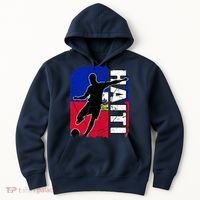Haitian Soccer Team Haiti Flag Jersey Fans Hoodie thumb 0