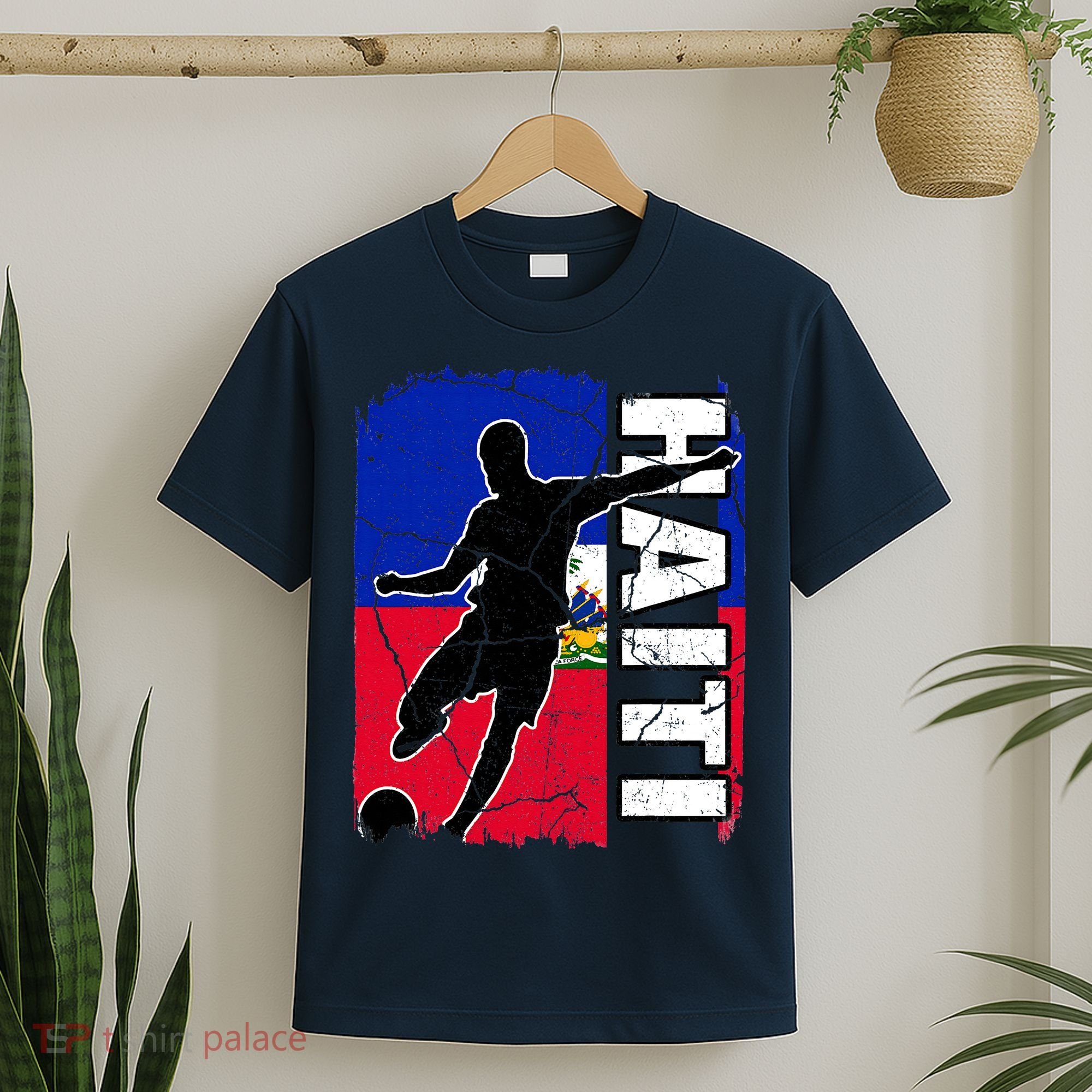 Haitian Soccer Team Haiti Flag Jersey Fans T-Shirt