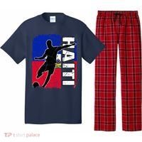 Haitian Soccer Team Haiti Flag Jersey Fans Pajama Set thumb 0
