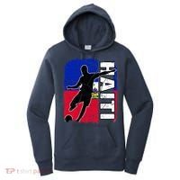 Haitian Soccer Team Haiti Flag Jersey Fans Women's Hoodie thumb 0