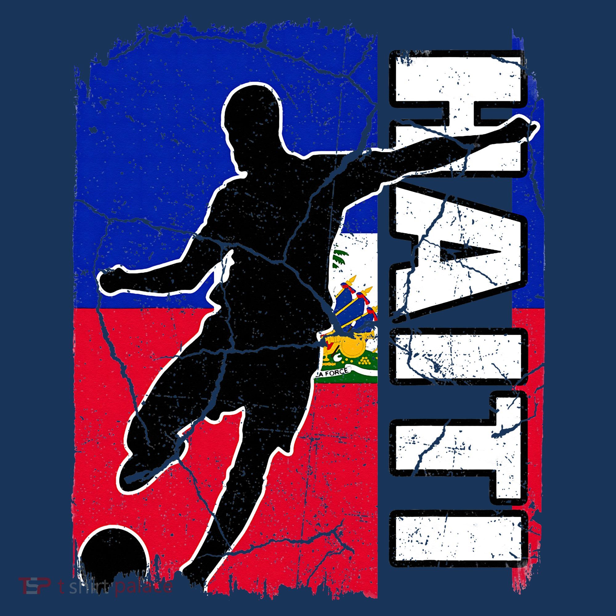 Haitian Soccer Team Haiti Flag Jersey Fans Women's Hoodie