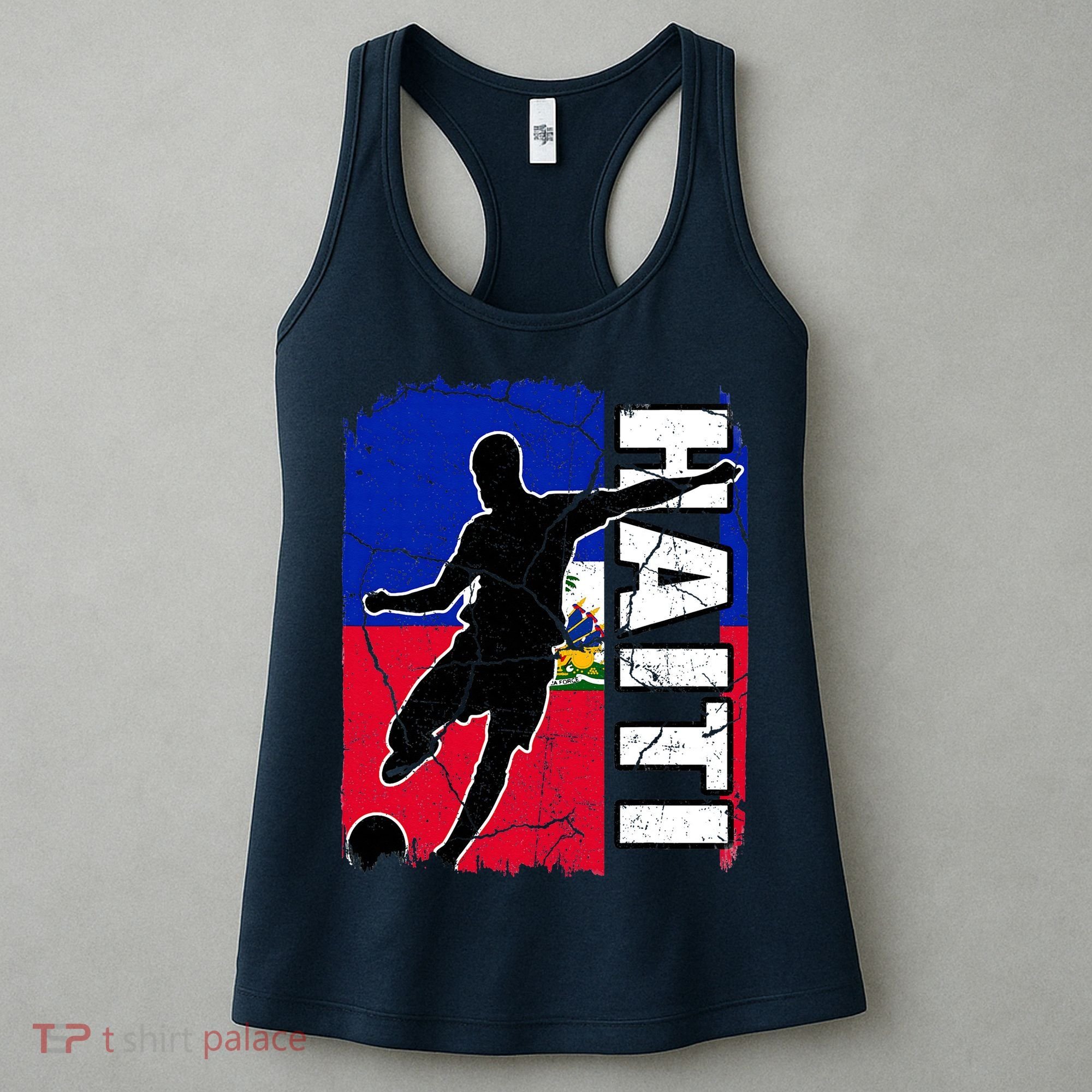 Haitian Soccer Team Haiti Flag Jersey Fans Women's Tank Top