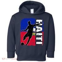 Haitian Soccer Team Haiti Flag Jersey Fans Toddler Hoodie thumb 0