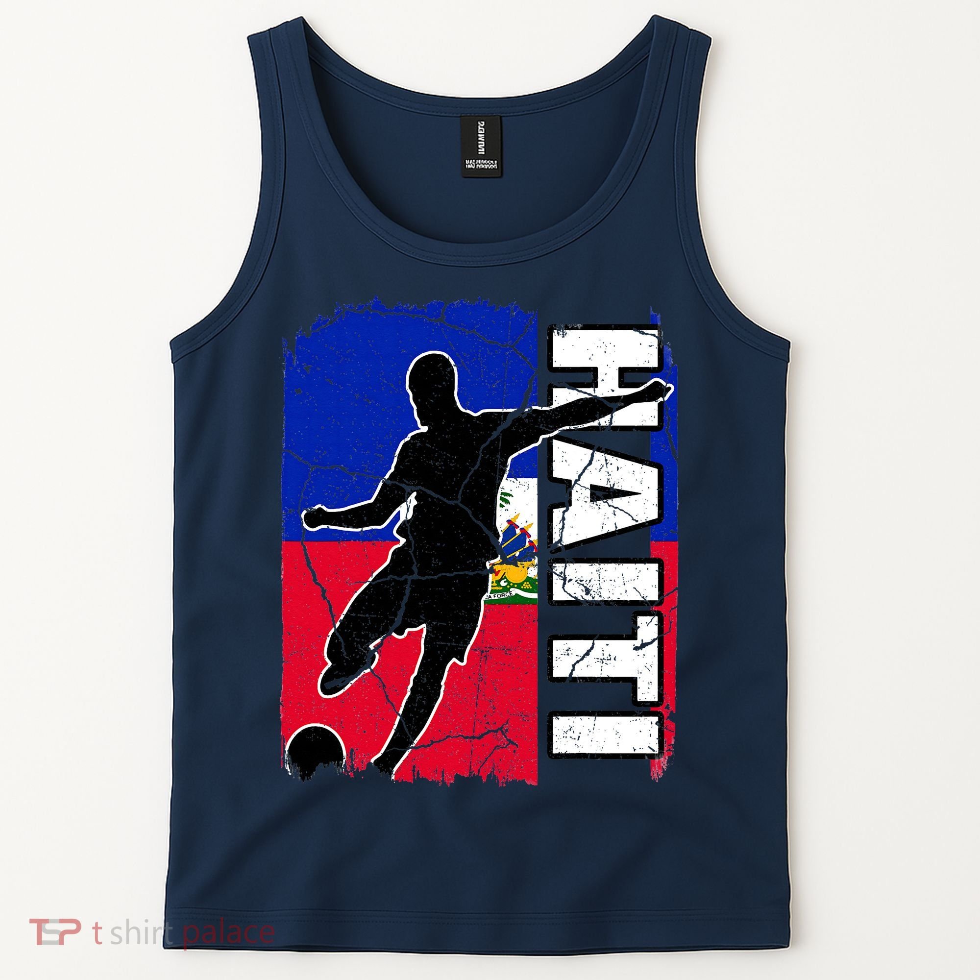 Haitian Soccer Team Haiti Flag Jersey Fans Tank Top