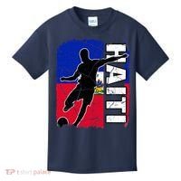 Haitian Soccer Team Haiti Flag Jersey Fans Kids T-Shirt thumb 0