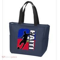 Haitian Soccer Team Haiti Flag Jersey Fans Tote Bag thumb 3