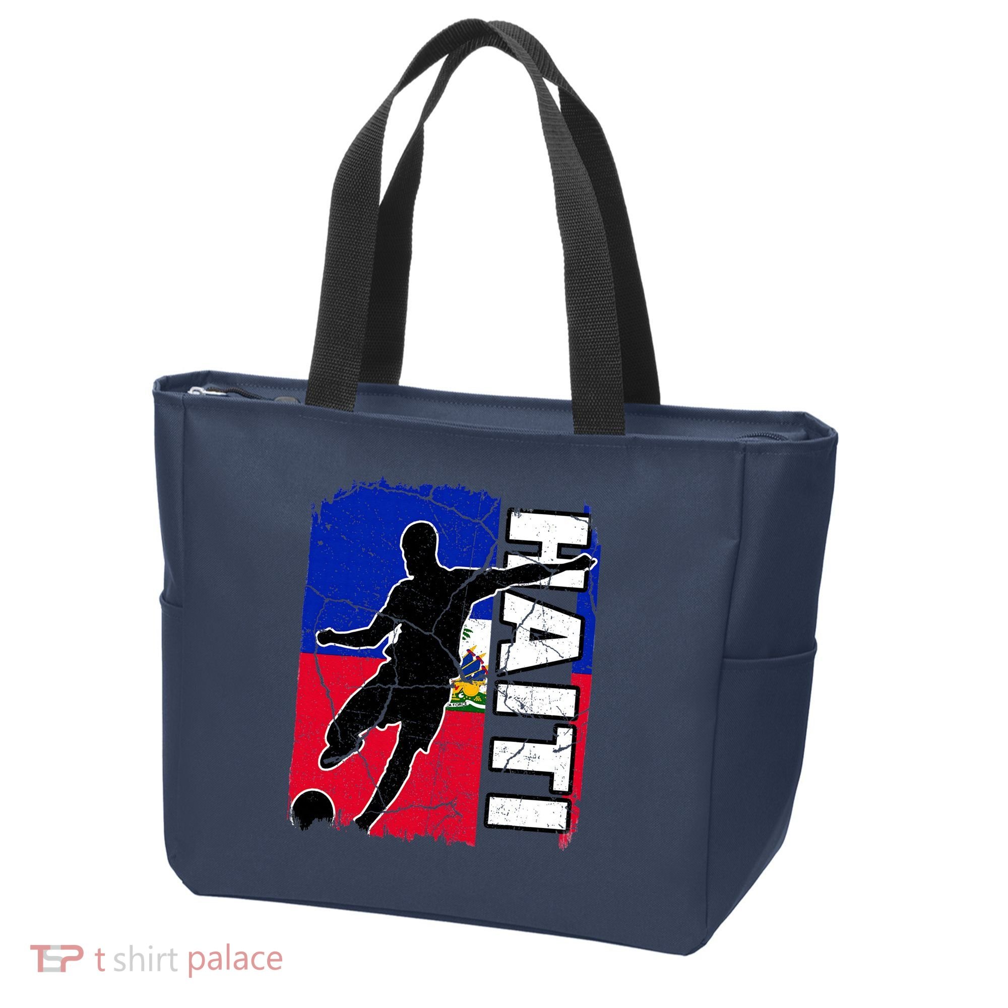 Haitian Soccer Team Haiti Flag Jersey Fans Tote Bag