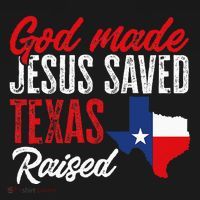 Home State Texas Pride God Made Jesus Saved Texas Raised Women's Tank Top thumb 5