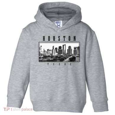 Houston Skyline Texas Pride Vintage Houston Toddler Hoodie