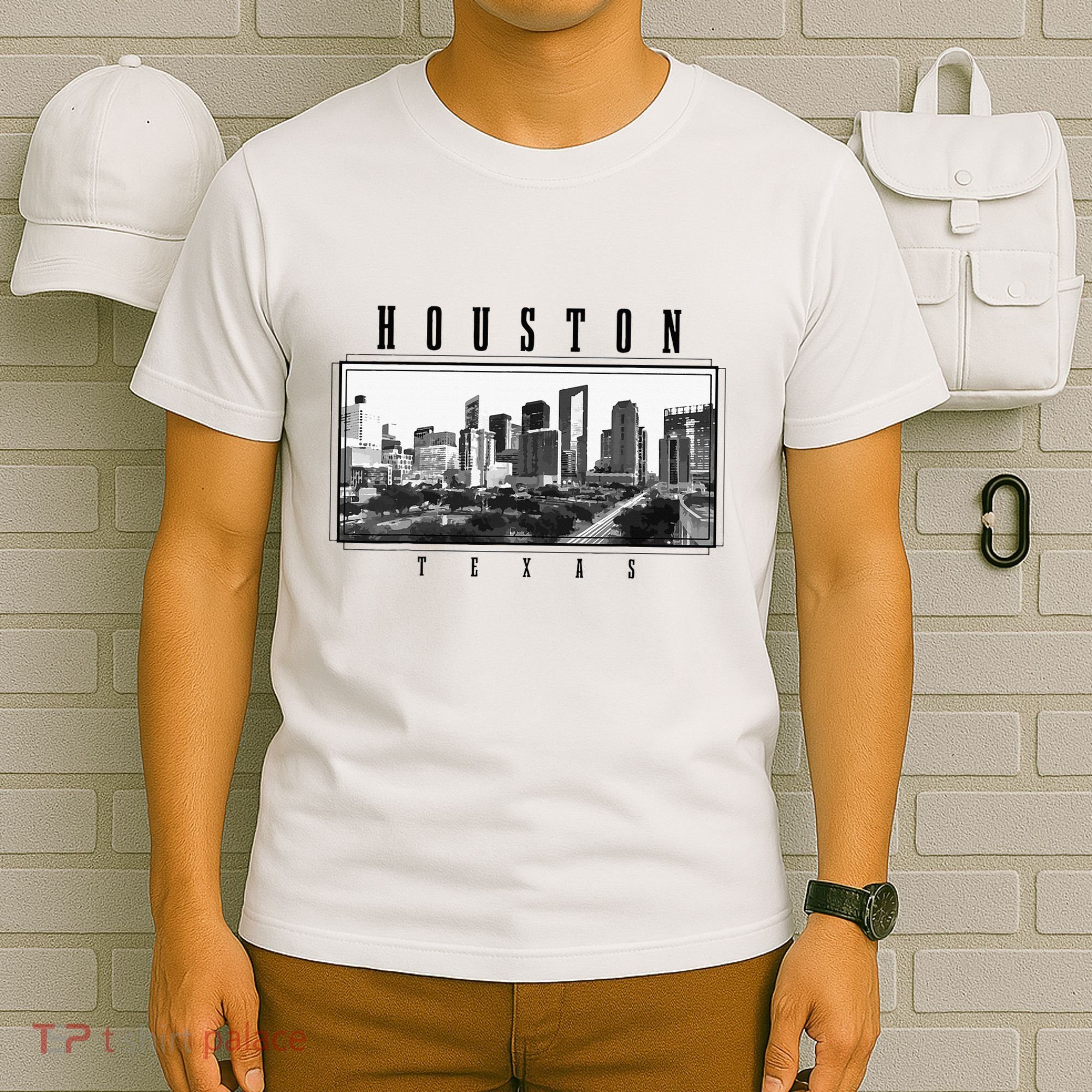 Houston Skyline Texas Pride Vintage Houston T-Shirt