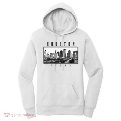 Houston Skyline Texas Pride Vintage Houston Women's Hoodie
